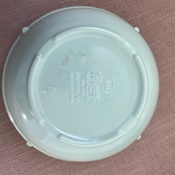 Vintage Texasware Melamine Mint Green Bowls Set of 4 - Picture 3 of 4